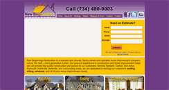 Desktop Screenshot of newbeginningsrestoration.com